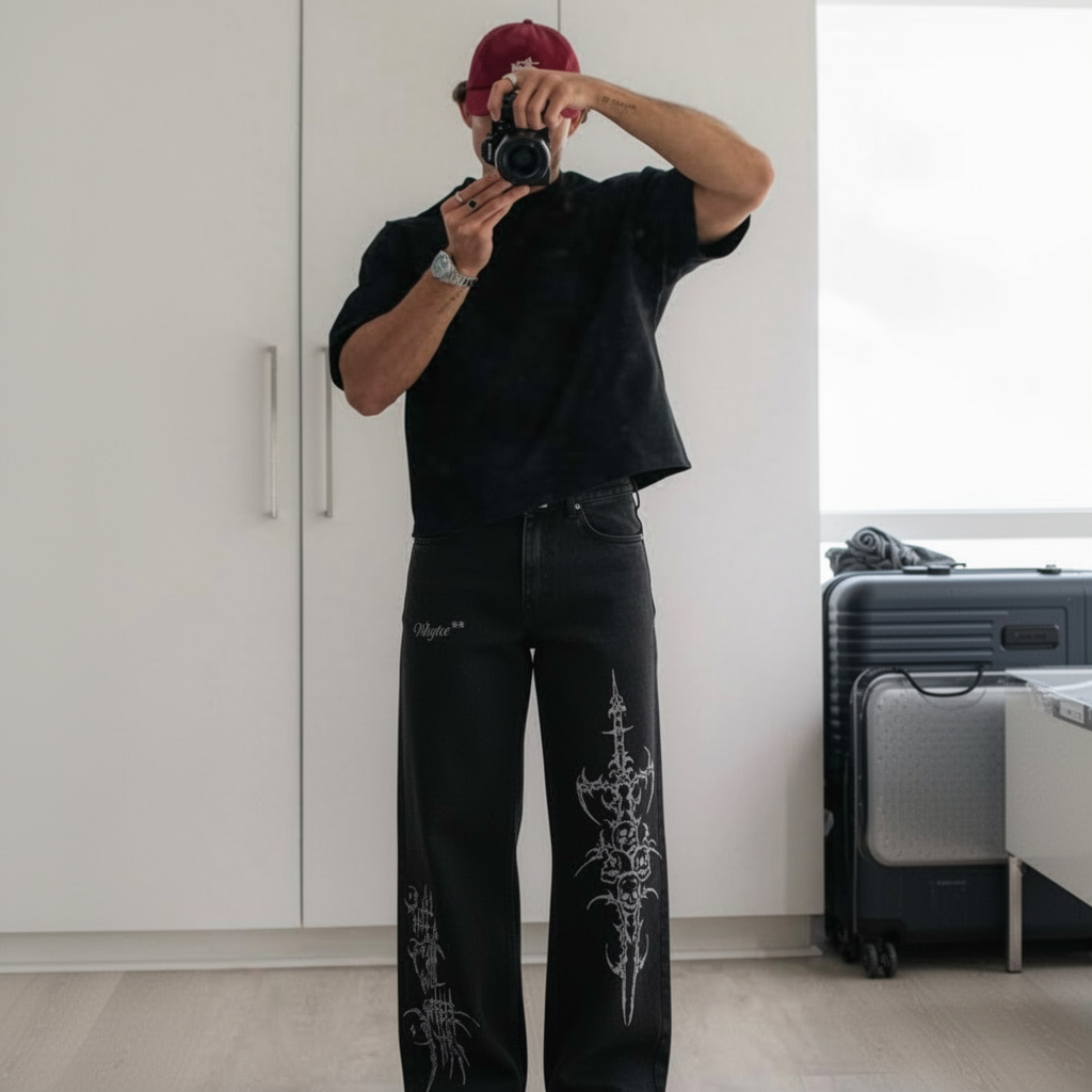 Y2K BLACK DENIM