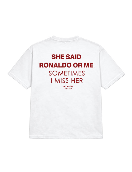 Ronaldo or her tee