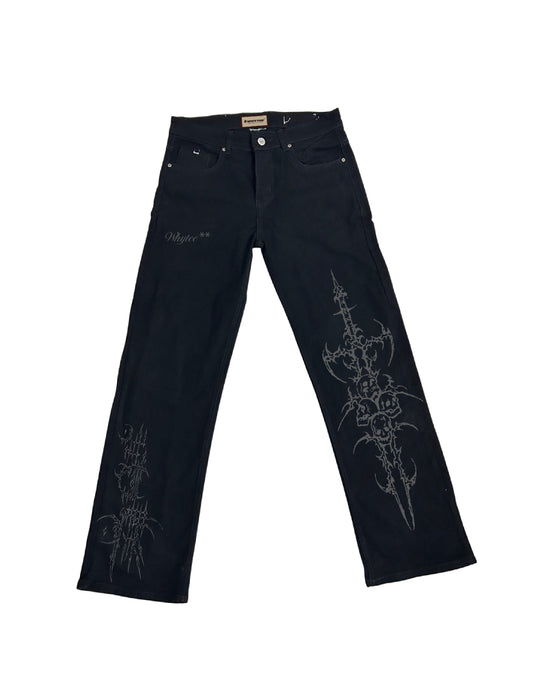 Y2K BLACK DENIM