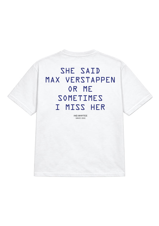 Max Verstappen or her tee