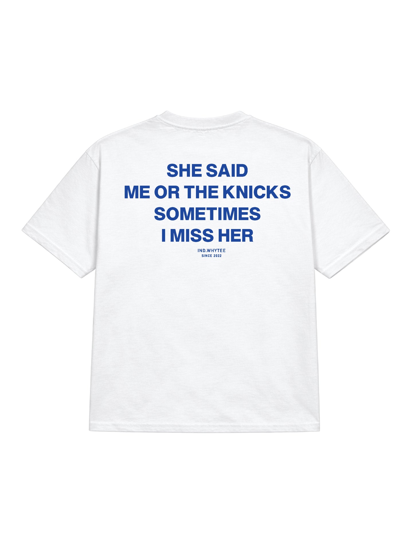 The knicks or her tee