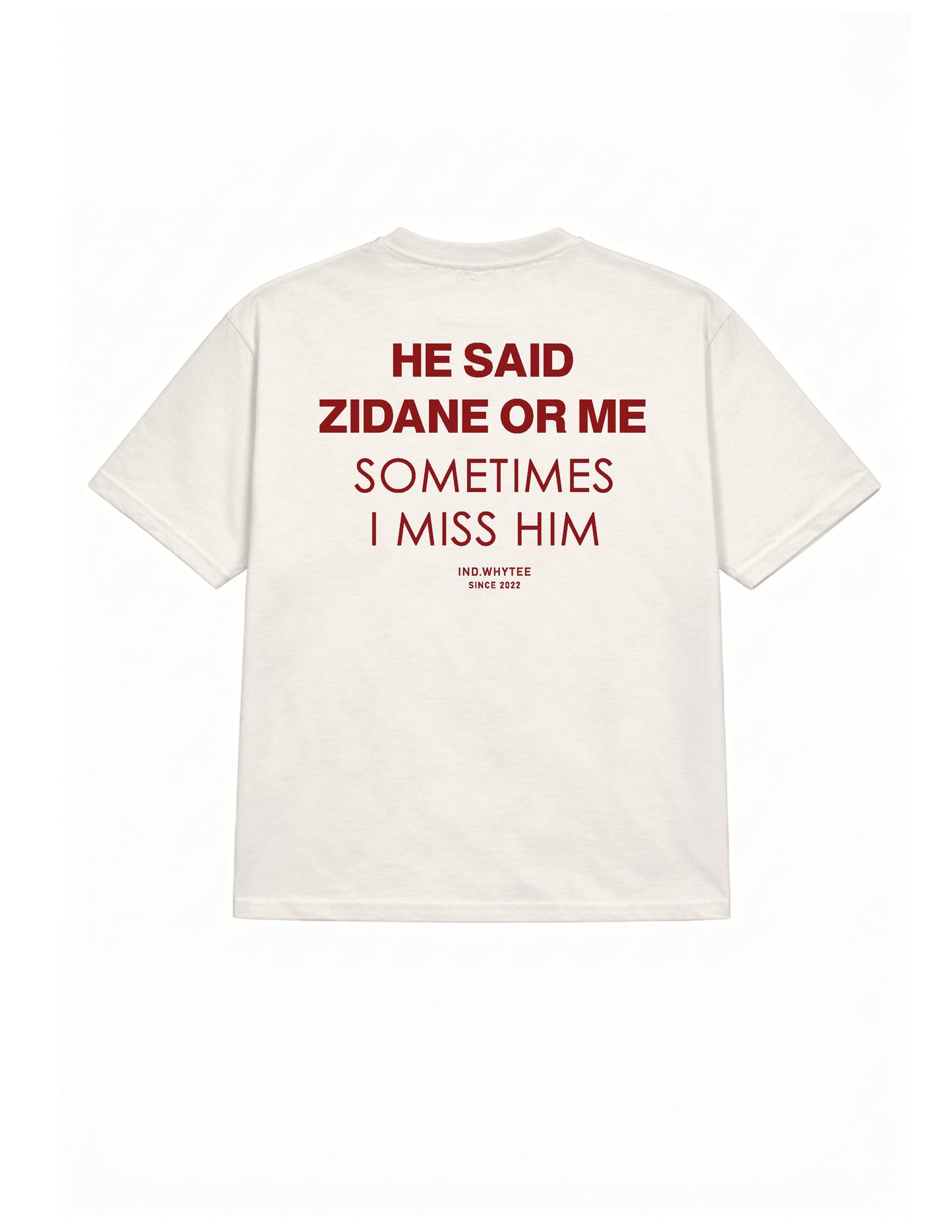 Zidane or him tee